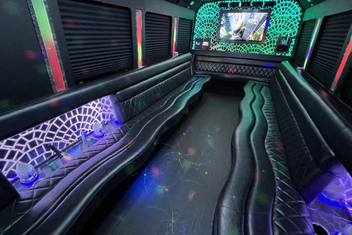 Rapid City Limo Bus Interior