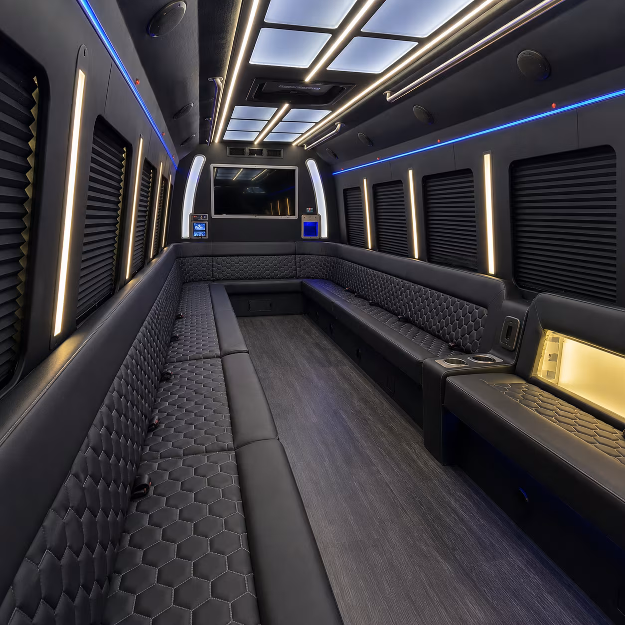 rapid city party bus rentals inside